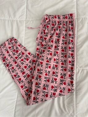 Pink "I ♥ NY" Pajama Pants